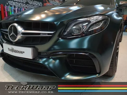 다크 한 무광그린블랙 벤츠 E63AMG 다크그린래핑 / 인천 서구