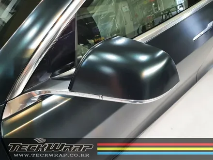 테슬라 모델3 무광그린블랙 택랩(Teckwrap) 자동차래핑 / 인천 서구