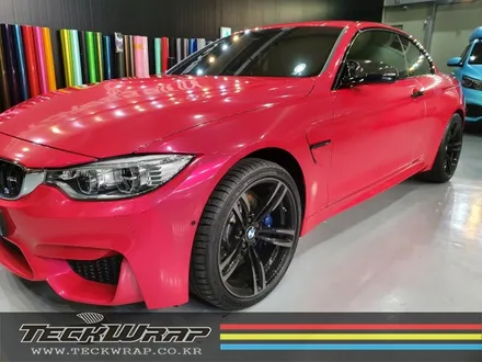 BMW M4 컨버터블 캔디핑크 핑크+레드의 화려한 조합 랩핑 / 인천 서구