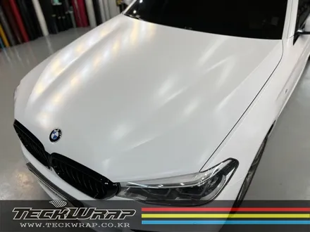 G30 520d 마테호른화이트(사틴화이트) 자동차랩핑 / 인천 서구