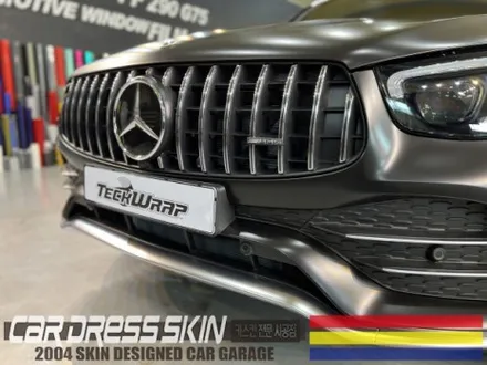 인천 벤츠 랩핑 GLC43AMG 무광(사틴)블랙 전체랩핑 / 인천 서구