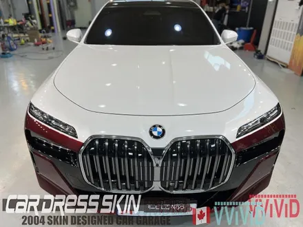 BMW 듀오톤랩핑 7시리즈 부분랩핑 상/하단 투톤랩핑 / 인천 서구 가좌동