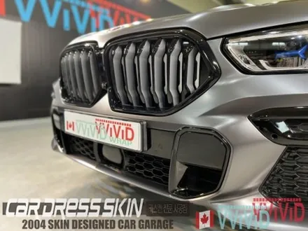 BMW X6 \'비비드 VViViD\' 무광/사틴 차콜메탈릭 전체랩핑 / 인천 서구 가좌동