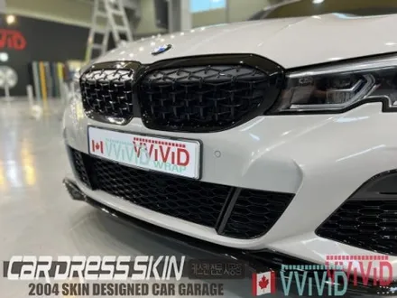 포르쉐 순정 크레용 색상을 랩핑으로? BMW 320d 하이그로시그레이 인천랩핑 / 인천 서구 가좌동