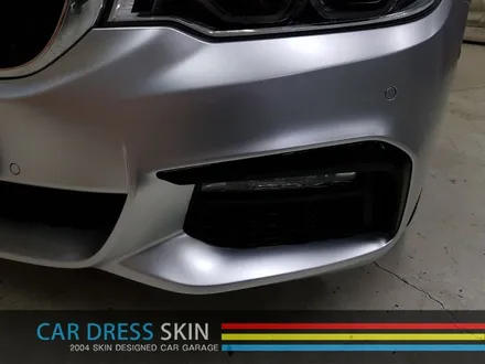 BMW G30 5시리즈 무광크롬랩핑+휠도색+캘리퍼 캔디도색 / 인천 서구