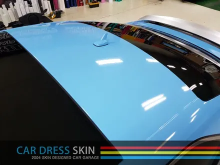 3M 스카이블루 래핑 아우디 RS5 스머프 색 전체랩핑 / 인천 서구