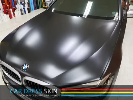 BMW G30 5시리즈 화이트▶사틴블랙 + 실버 포인트 랩핑 / 인천 서구
