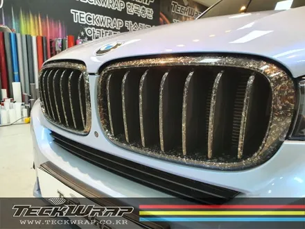 신형 BMW X5 고광택 블루카멜레온 전체랩핑 택랩(애저마야블루) + 포지드카본 포인트랩핑 / 인천 서구