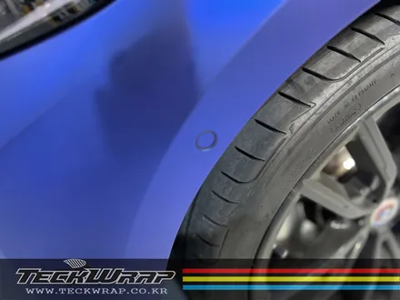 미국 정품 택랩 무광블루크롬 BMW M340i 무광블루크롬랩핑 / 인천 서구