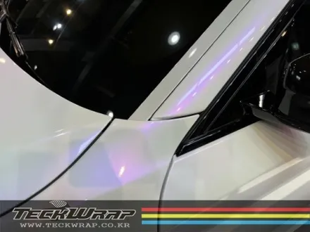 랩핑으로 티 나지 않게 사고 수리까지? BMW 520d G바디 화이트카멜레온 택랩(TeckWrap) 라벤더펄 전체랩핑 / 인천 서구