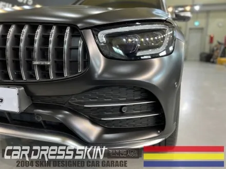 인천 벤츠 랩핑 GLC43AMG 무광(사틴)블랙 전체랩핑 / 인천 서구
