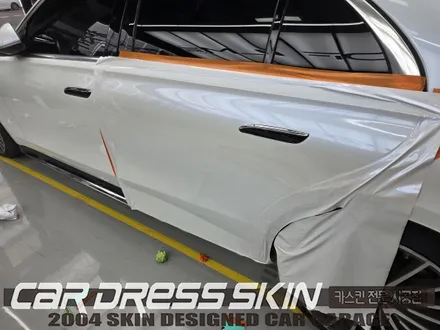 벤츠 S400d \'화이트카멜레온랩핑\' [인천벤츠랩핑전문 카드레스스킨] / 인천 서구 가좌동
