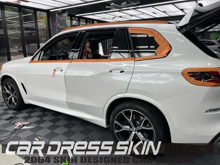 인천BMW X5 사틴화이트 전체랩핑과 블랙그릴의 완벽한 밸런스 / 인천 서구 가좌동