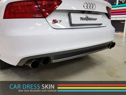 Audi S7 화이트랩핑 [카드레스스킨] / 인천 서구