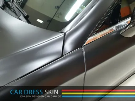 벤츠 W218 CLS63AMG 화이트▶반무광블랙(사틴블랙) 전체랩핑 / 인천 서구