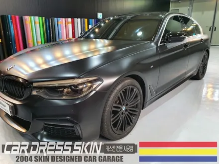 BMW G30 사틴블랙 랩핑 + 라이트필름 인천 자동차래핑 / 인천 서구