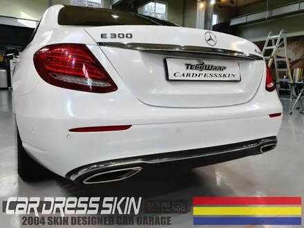 [인천자동차랩핑]벤츠 E300 다이아몬드화이트 전체래핑 / 인천 서구