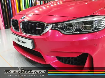 BMW M4 컨버터블 캔디핑크 핑크+레드의 화려한 조합 랩핑 / 인천 서구