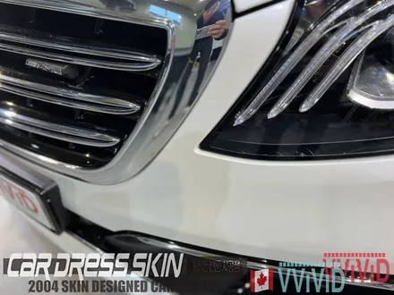 진주색의 화이트랩핑 벤츠 S63AMG 고급스러운 화이트펄 전체랩핑 / 인천 서구 가좌동