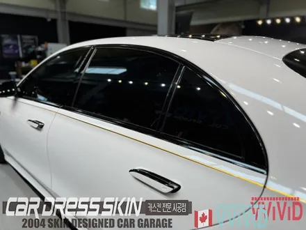 인천 벤츠 랩핑 \' S580 울트라하이그로시 \' 고광택화이트 전체랩핑 / 인천 서구 가좌동