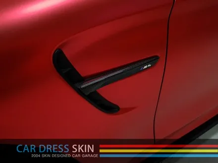 BMW M4 튜닝 무광레드크롬 인천래핑 (택랩) / 인천 서구