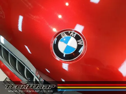 인천랩핑 BMW 740Li 화이트 필름 제거 ▶ 캔디다크레드 자동차랩핑 재시공 / 인천 서구