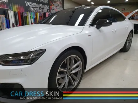 신형 Audi A7 무광,반무광 화이트 전체래핑 / 인천 서구