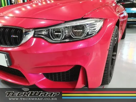 BMW M4 컨버터블 캔디핑크 핑크+레드의 화려한 조합 랩핑 / 인천 서구