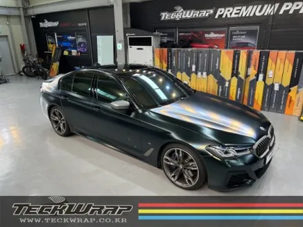 BMW (G30) M550i 무광다크그린랩핑 / 인천 서구