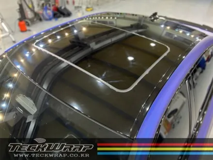 미국 정품 택랩 무광블루크롬 BMW M340i 무광블루크롬랩핑 / 인천 서구