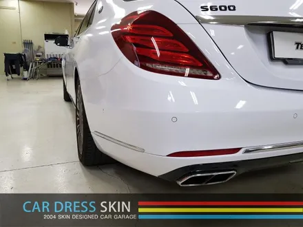 S600 마이바흐 블랙▶화이트 래핑 + 엠블럼 도색 / 인천 서구