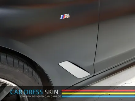 BMW G30 5시리즈 화이트▶사틴블랙 + 실버 포인트 랩핑 / 인천 서구