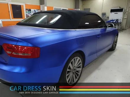 Audi A5 카브리올레 Avery 무광블루크롬 전체 래핑 / 인천 서구