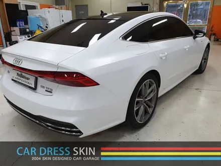 신형 Audi A7 무광,반무광 화이트 전체래핑 / 인천 서구