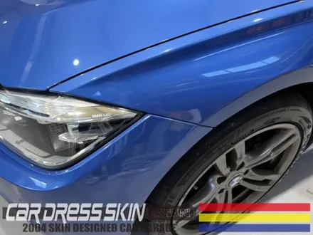 고급스러운 화이트펄 BMW 320d 전체카스킨 / 인천 서구