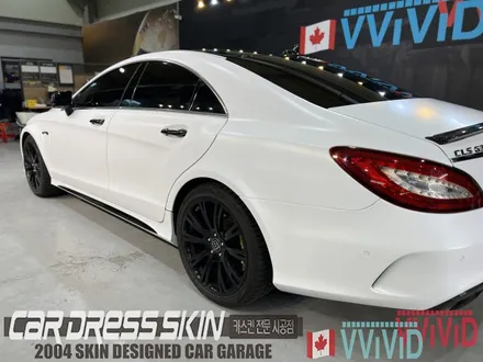 벤츠 CLS W218 63AMG \'무광화이트\' 인천랩핑 / 인천 서구 가좌동