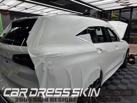 인천BMW X5 사틴화이트 전체랩핑과 블랙그릴의 완벽한 밸런스 / 인천 서구 가좌동