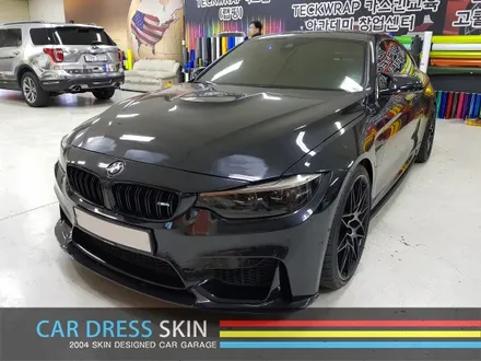 BMW M4 튜닝 무광레드크롬 인천래핑 (택랩) / 인천 서구
