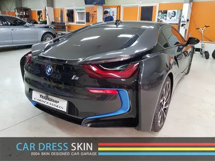 BMW i8 캔디옐로우형광 카스킨 X 카드레스스킨 / 인천 서구