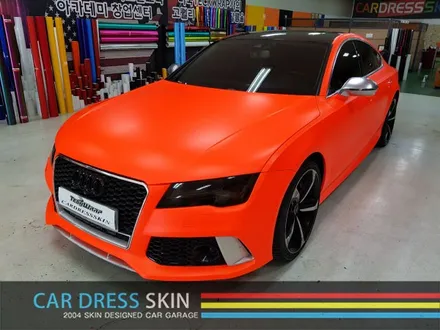 Audi A7(RS7.룩) 3M의 형광 컬러! 사틴네온오렌지 인천카스킨 / 인천 서구