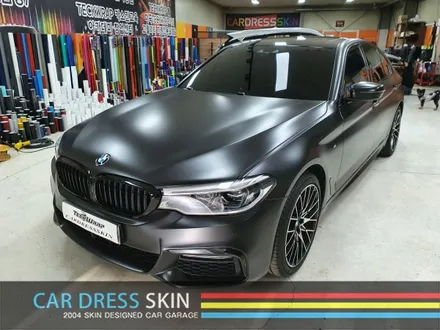 BMW 520d (G30) 사틴블랙 전체랩핑 / 인천 서구