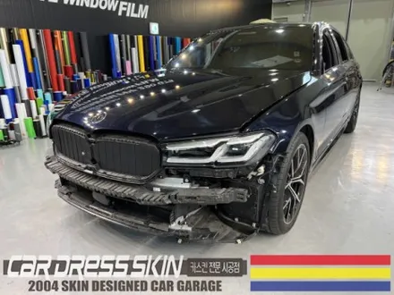 무광화이트/반무광화이트 BMW 530i 사틴화이트 래핑 / 인천 서구