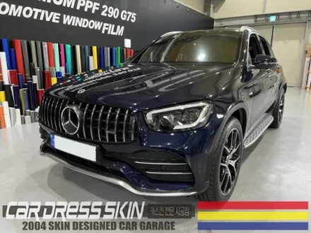 인천 벤츠 랩핑 GLC43AMG 무광(사틴)블랙 전체랩핑 / 인천 서구