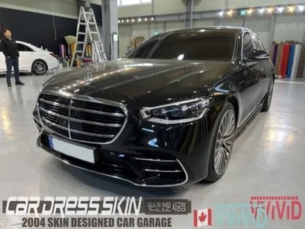 벤츠 S클래스 W223 \'다이아몬드화이트\'고광택 펄 화이트랩핑 / 인천 서구 가좌동