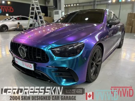 고광택 카멜레온랩핑 벤츠 E53AMG \'카드레스스킨\' 인천 자동차 카멜레온 랩핑 / 인천 서구 가좌동