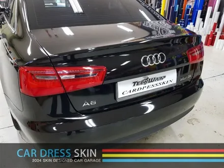 인천 자동차랩핑 Audi A6 C7 유광블랙 / 인천 서구