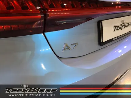 인천카멜레온랩핑 신형 Audi A7 택랩 블루카멜레온 전체랩핑 / 인천 서구