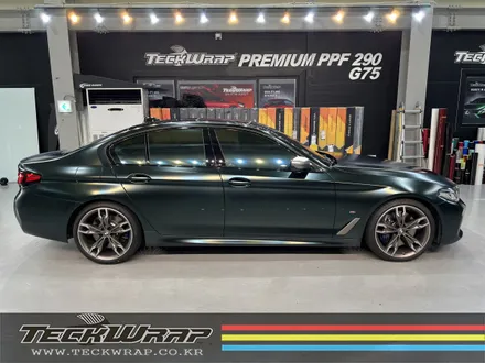 BMW (G30) M550i 무광다크그린랩핑 / 인천 서구