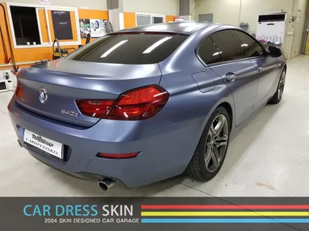 무광그레이블루 + 반무광그레이블루 BMW 6시리즈 전체랩핑 / 인천 서구