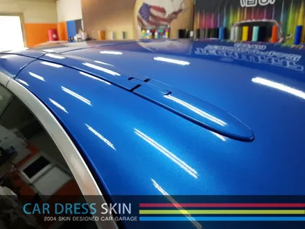 BMW 328i (E90) 컨버터블 브라이트블루메탈릭 랩핑 / 인천 서구
